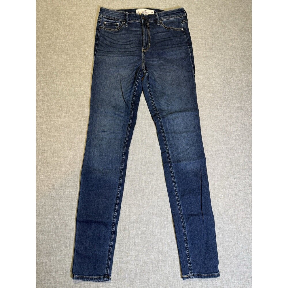 Hollister High Rise Super Skinny Jeans Dark Wash 7L